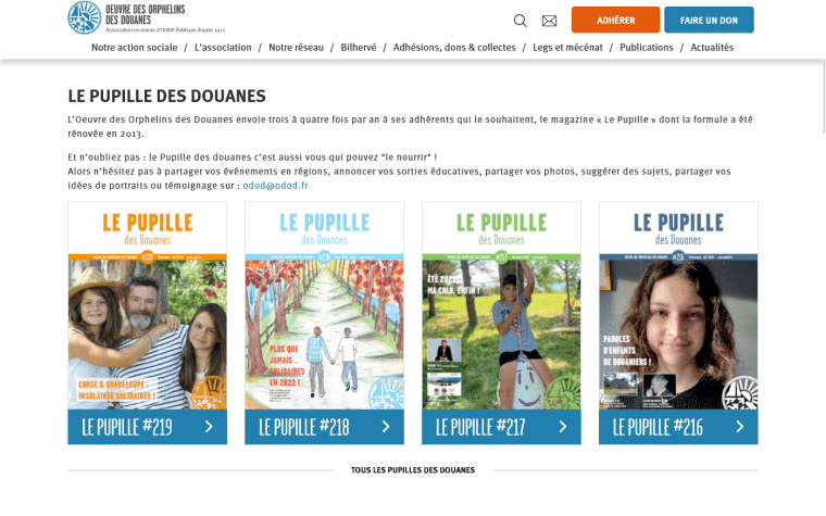 L'Oeuvre des Orphelins des Douanes - ODOD